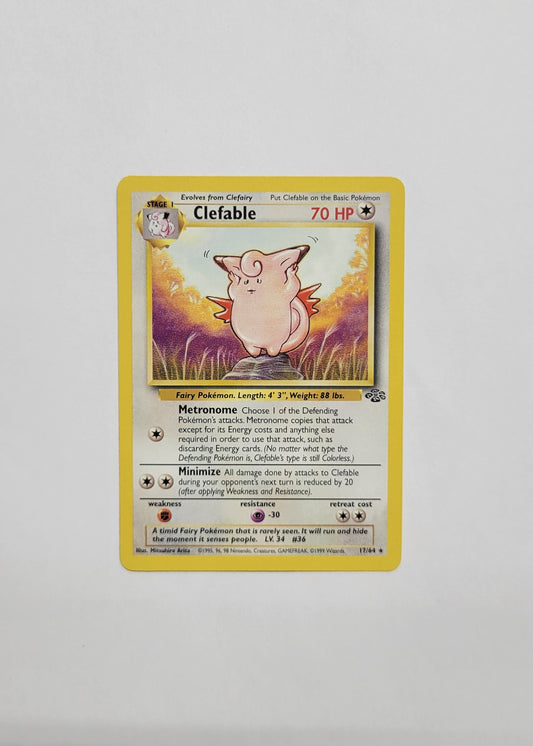 Clefable 17/64 (Non-Holo) - Jungle