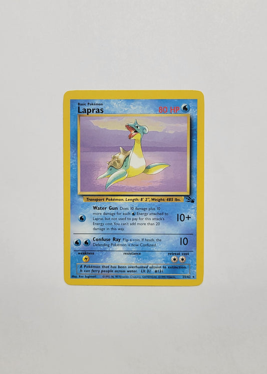 Lapras 25/62 (Non-Holo) - Fossil