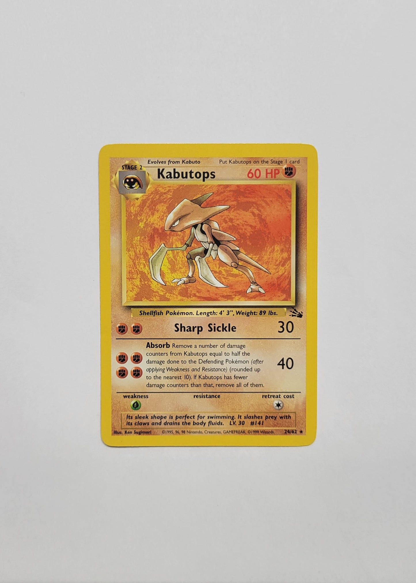 Kabutops 24/62 (Non-Holo) - Fossil