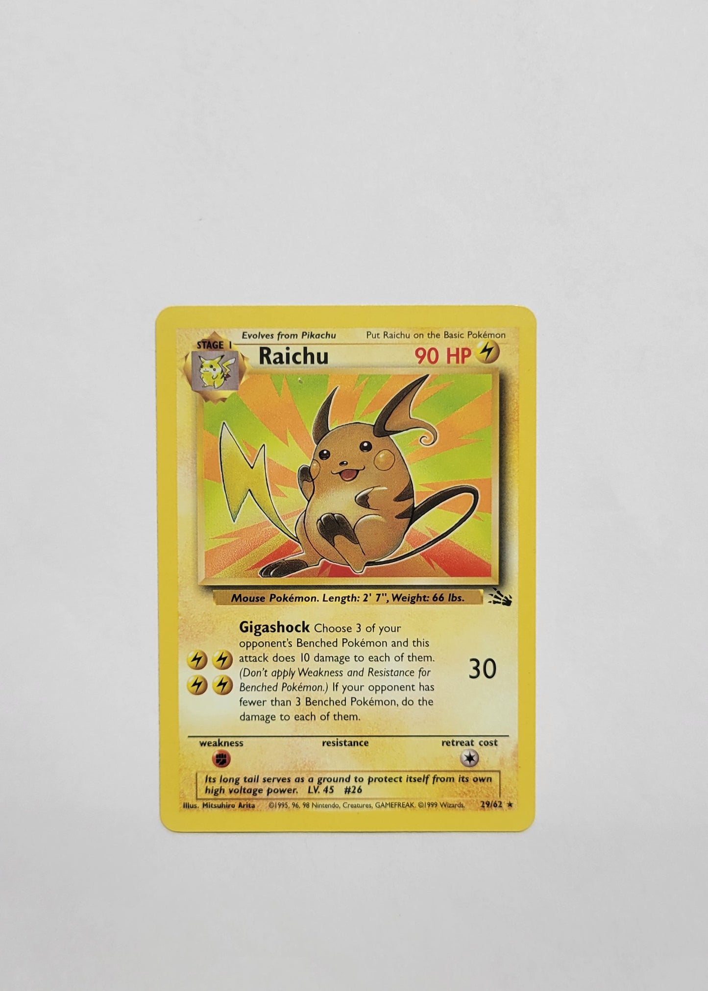 Raichu 29/62 (Non-Holo) - Fossil
