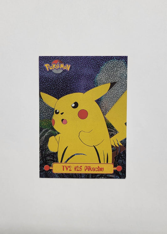 TV2 #25 Pikachu (Foil) - Topps TV Animation Edition