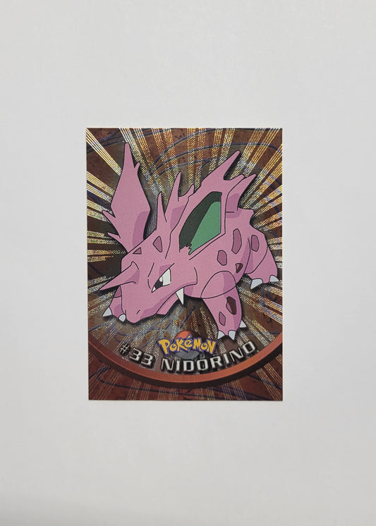 #33 Nidorino (Foil) - Topps TV Animation Edition