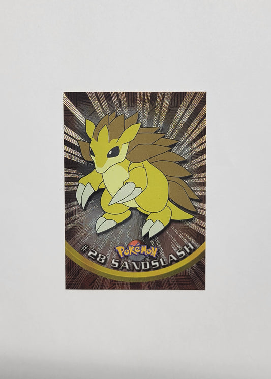 #28 Sandslash (Foil) - Topps TV Animation Edition