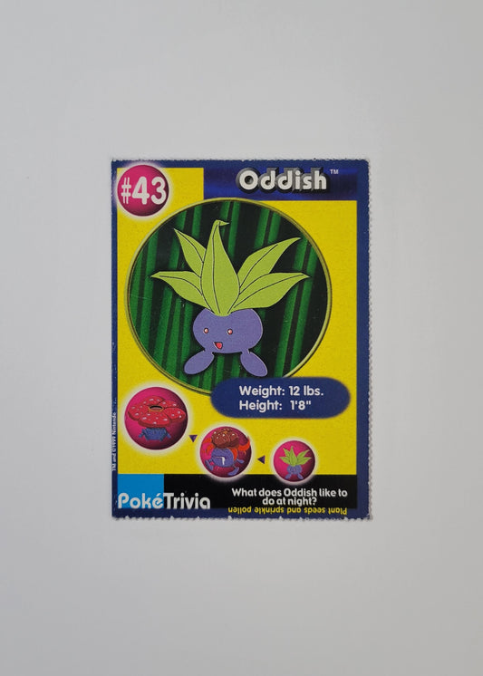 #43 Oddish - Burger King PokéTrivia