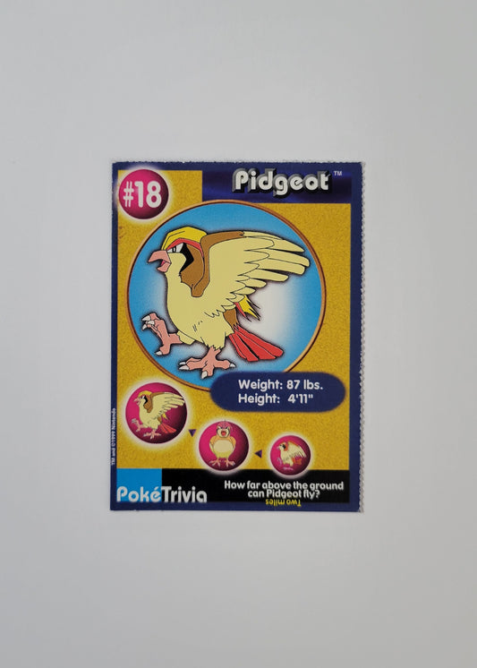 #18 Pidgeot - Burger King PokéTrivia