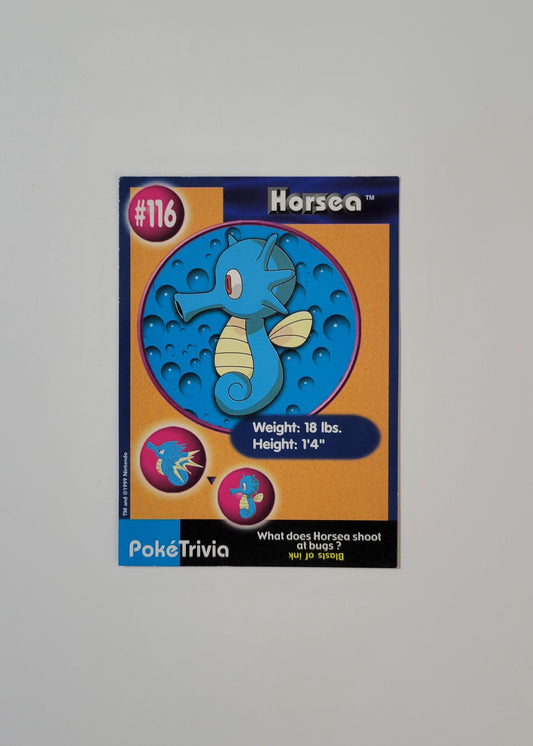#116 Horsea - Burger King PokéTrivia