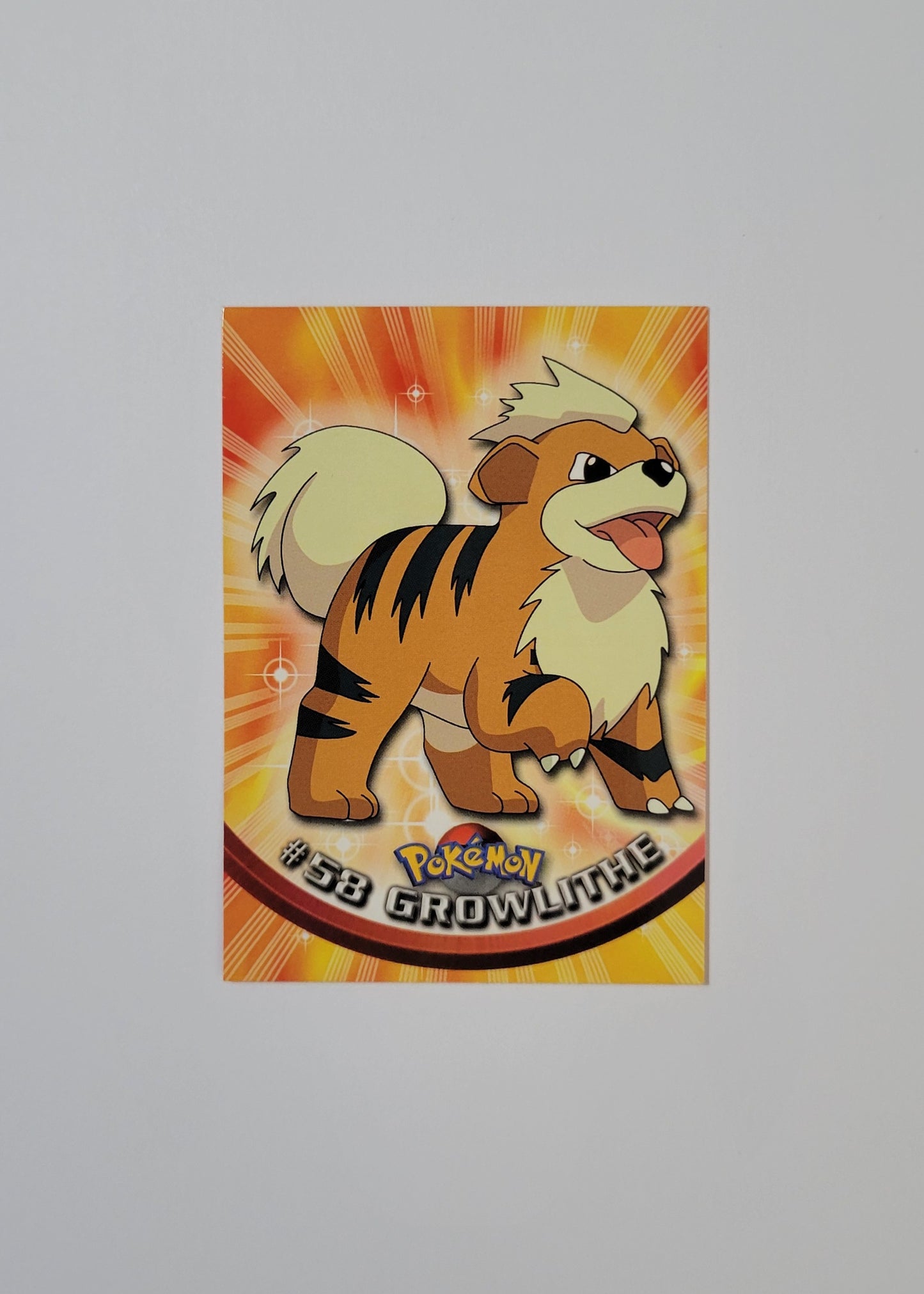 #58 Growlithe - Topps TV Animation Edition