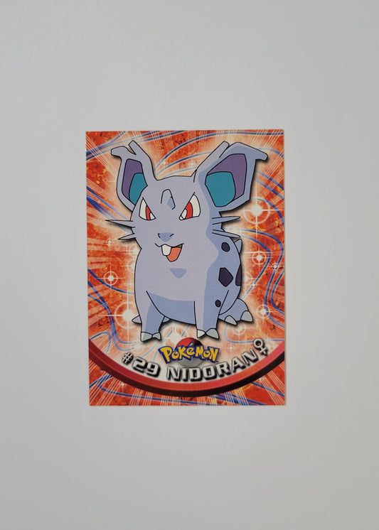 #29 Nidoran♀ - Topps TV Animation Edition