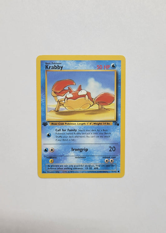 Krabby 51/62 - Fossil (1st Edition)