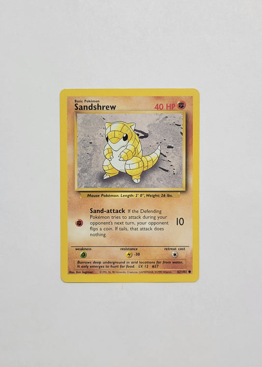 Sandshrew 62/102 - Base Set