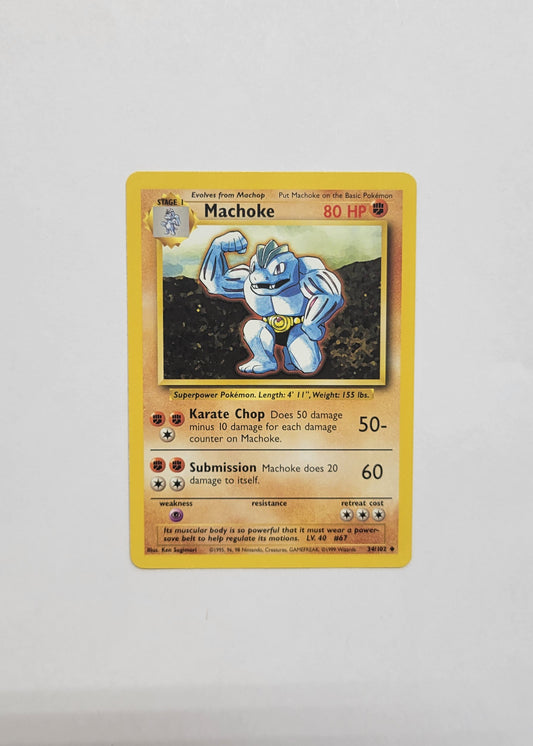 Machoke 34/102 - Base Set