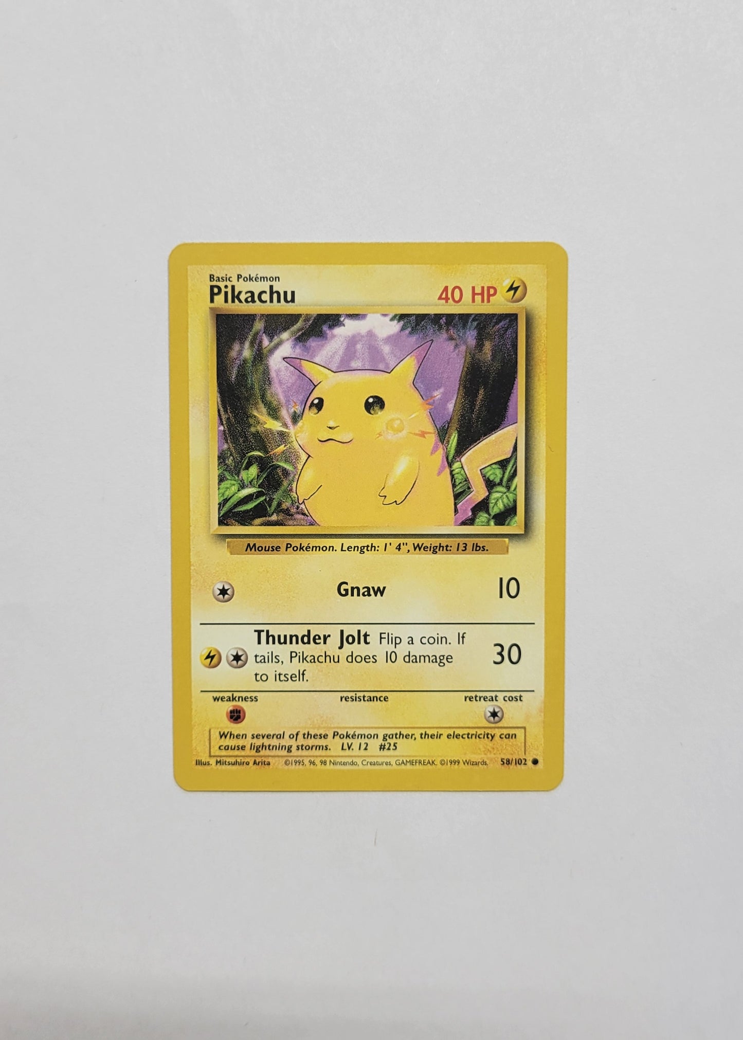 Pikachu 58/102 - Base Set