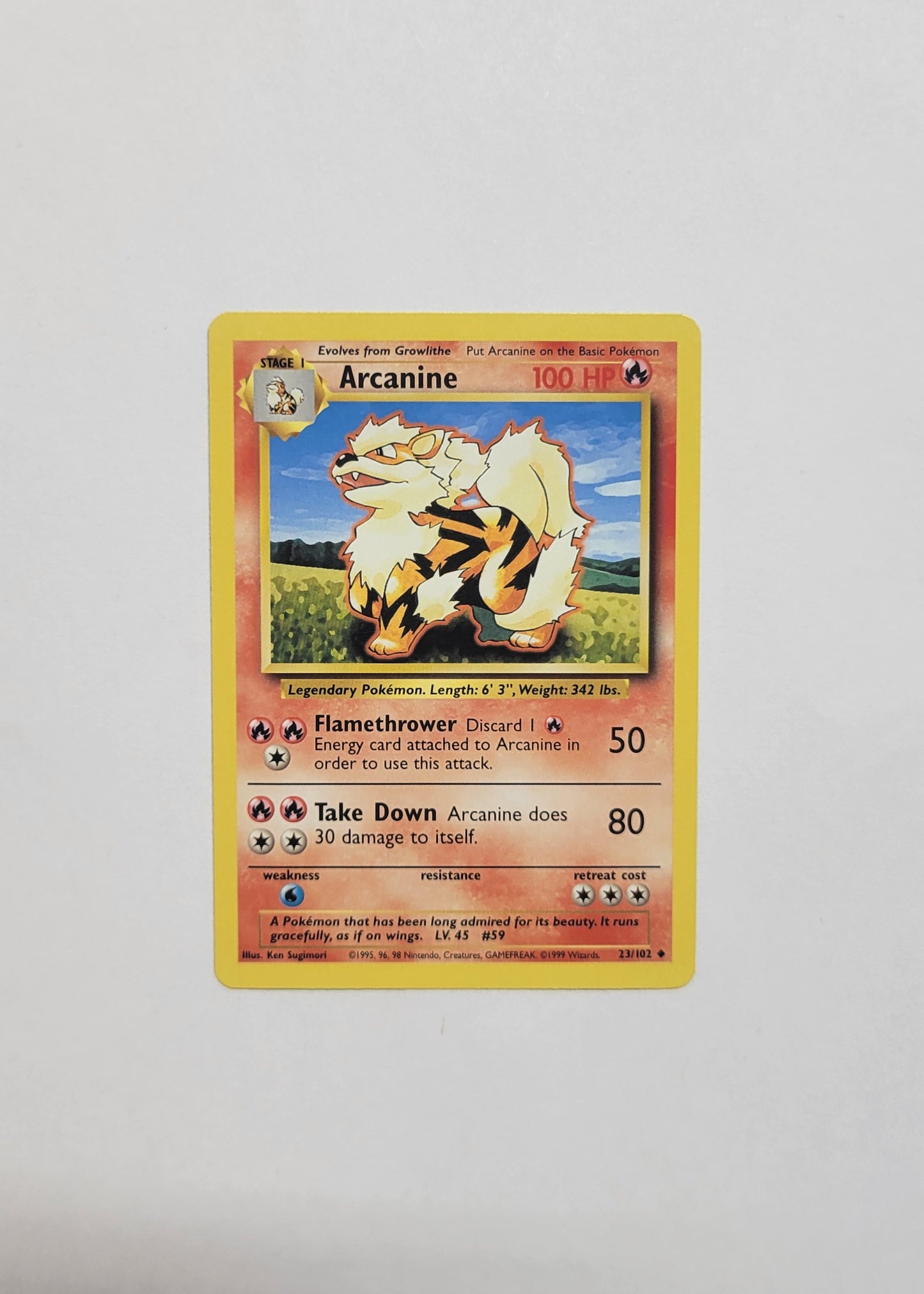 Arcanine 23/102 - Base Set