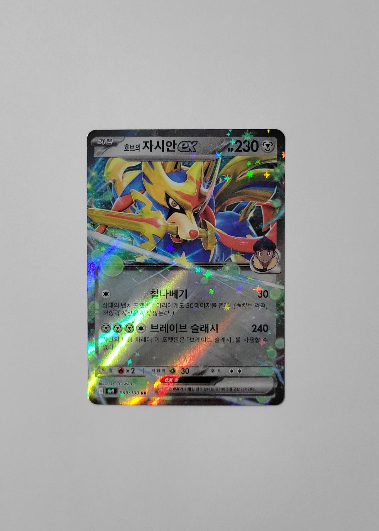 Hop's Zacian ex 069/100 - Battle Partners (Korean)