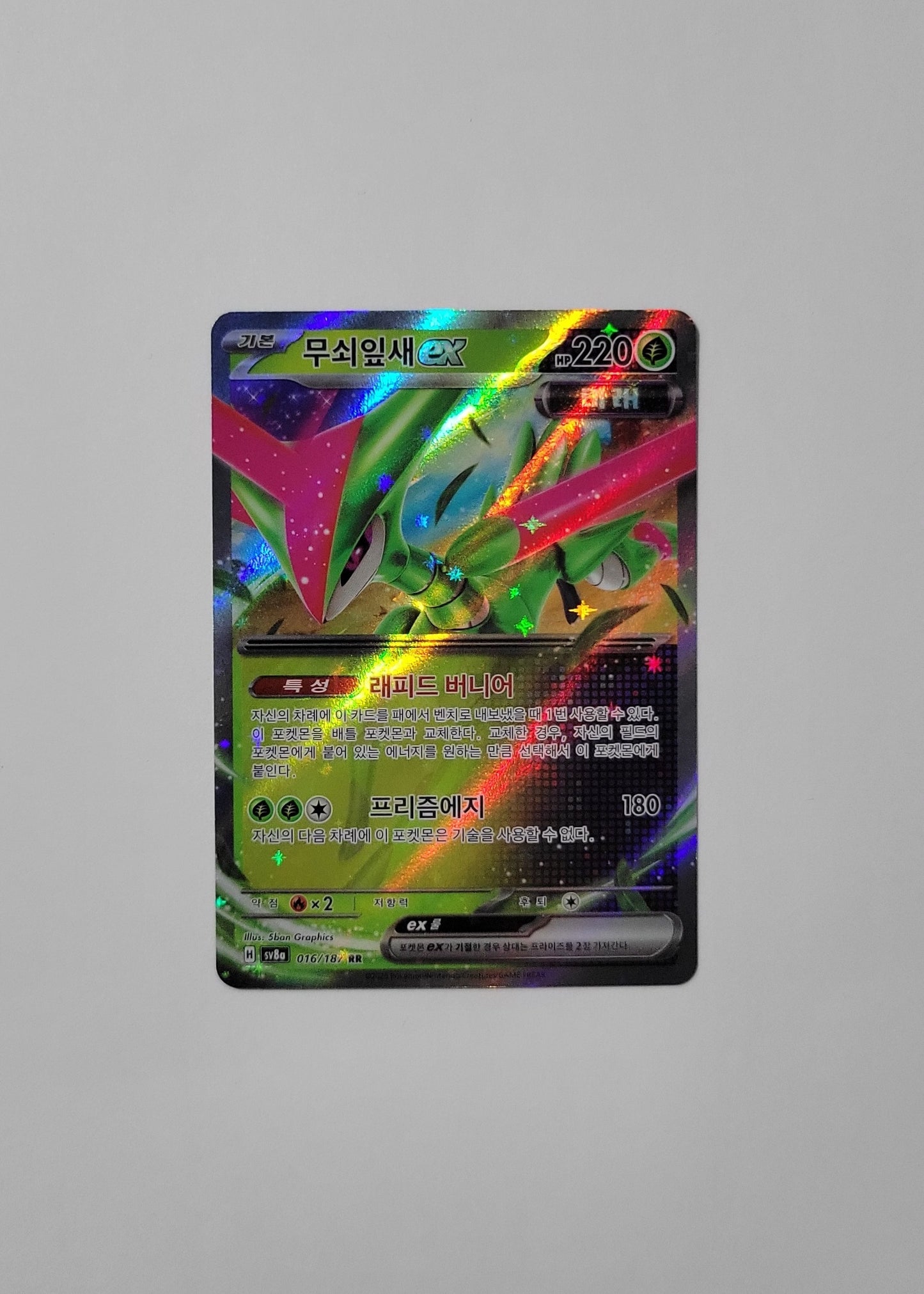 Iron Leaves ex 016/187 - Terastal Festival ex (Korean)