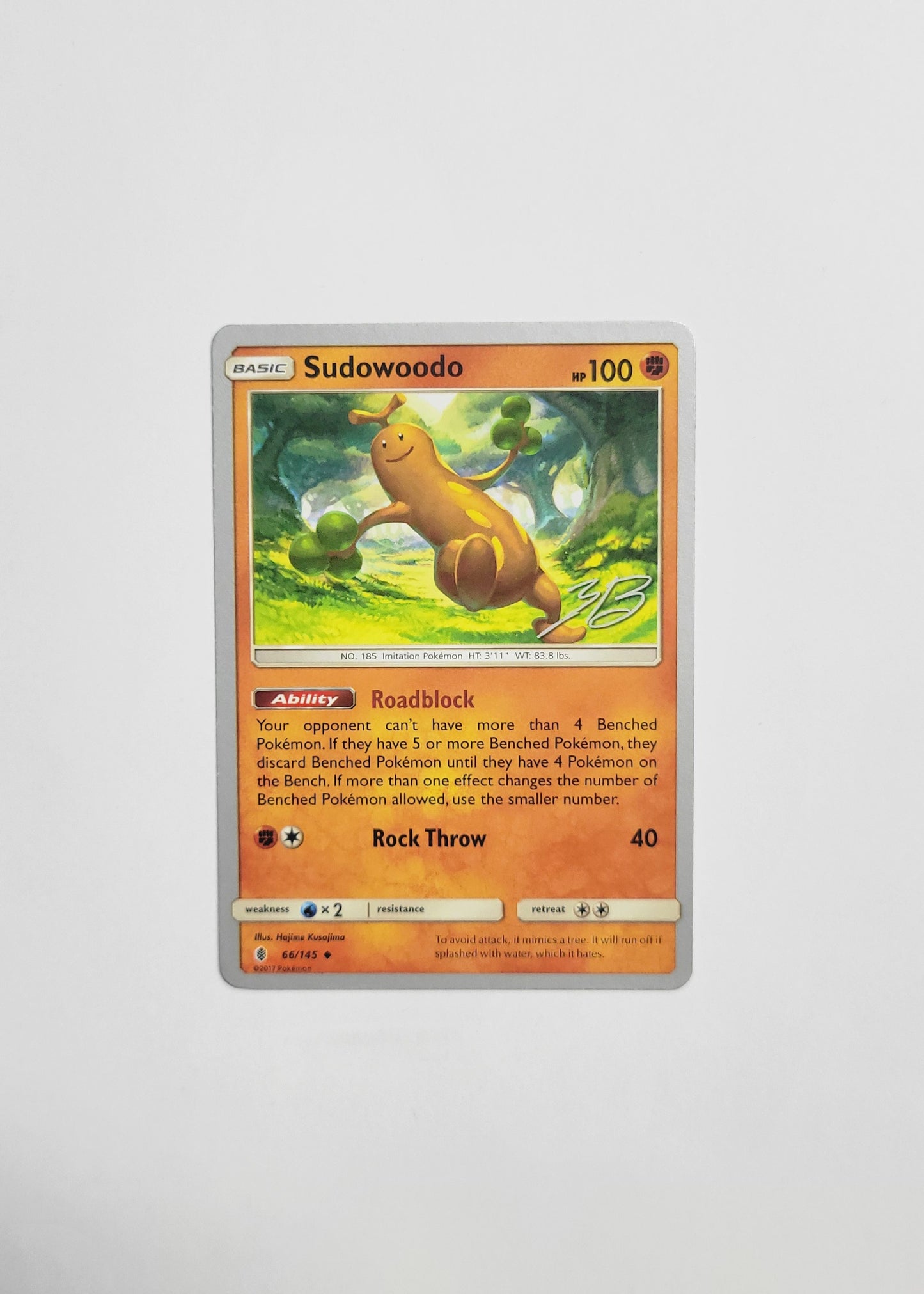 Sudowoodo 66/145 (Zachary Bokhari) - World Championships 2017