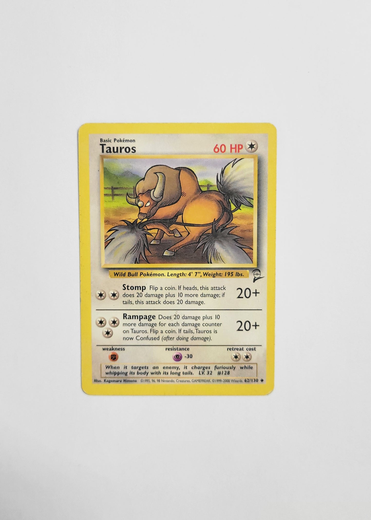 Tauros 62/130 - Base Set 2