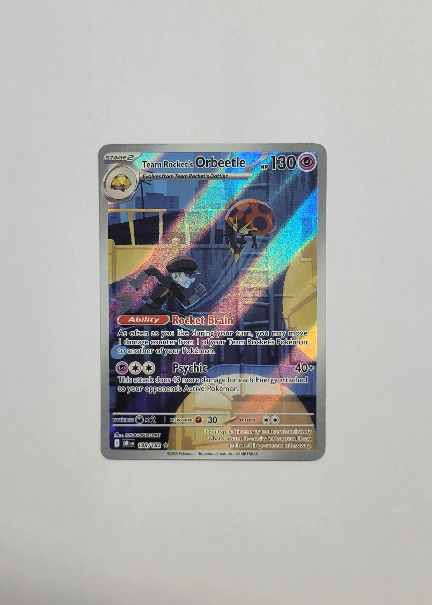 Team Rocket's Orbeetle 198/182 - Destined Rivals