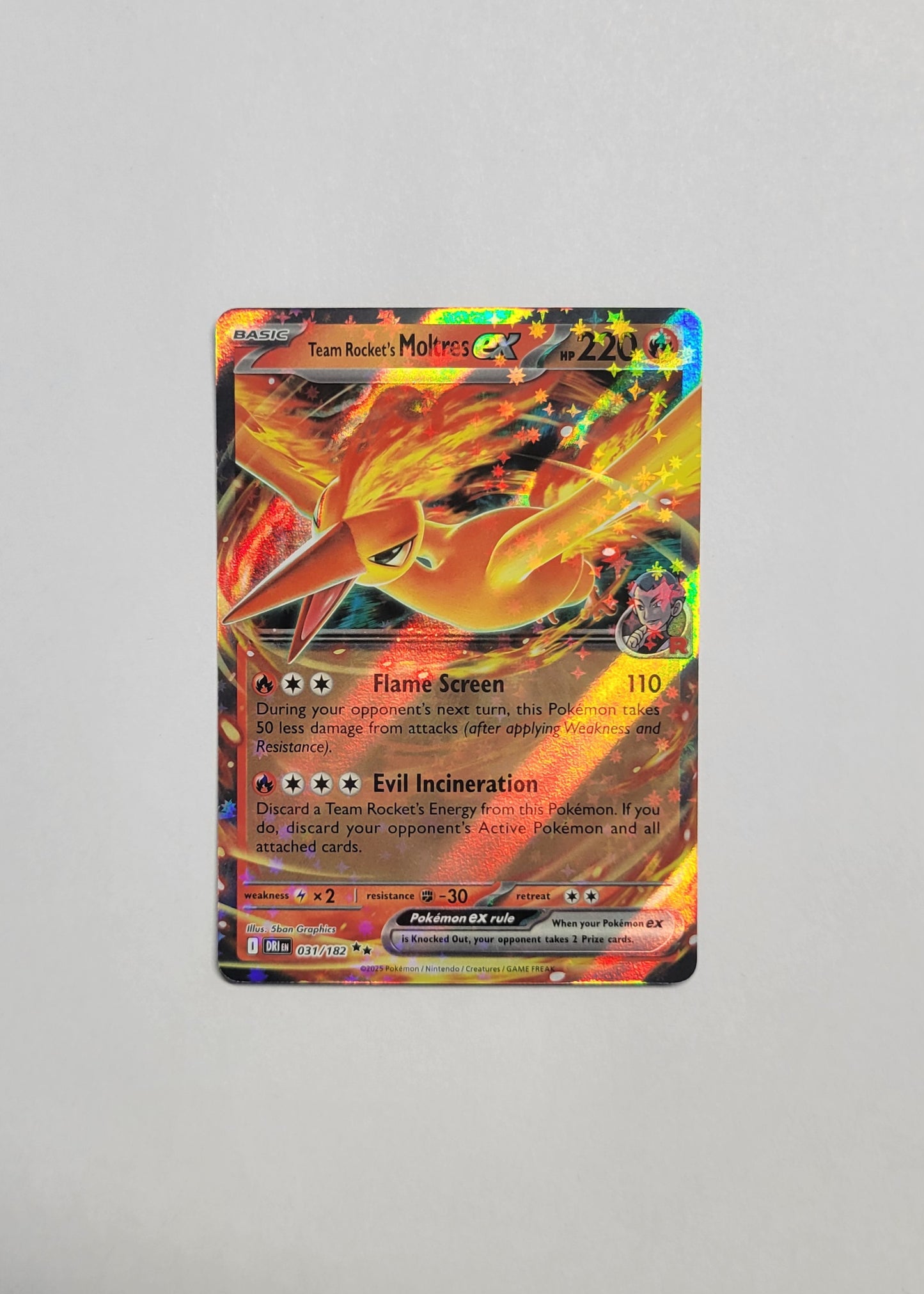 Team Rocket's Moltres ex 031/182 - Destined Rivals