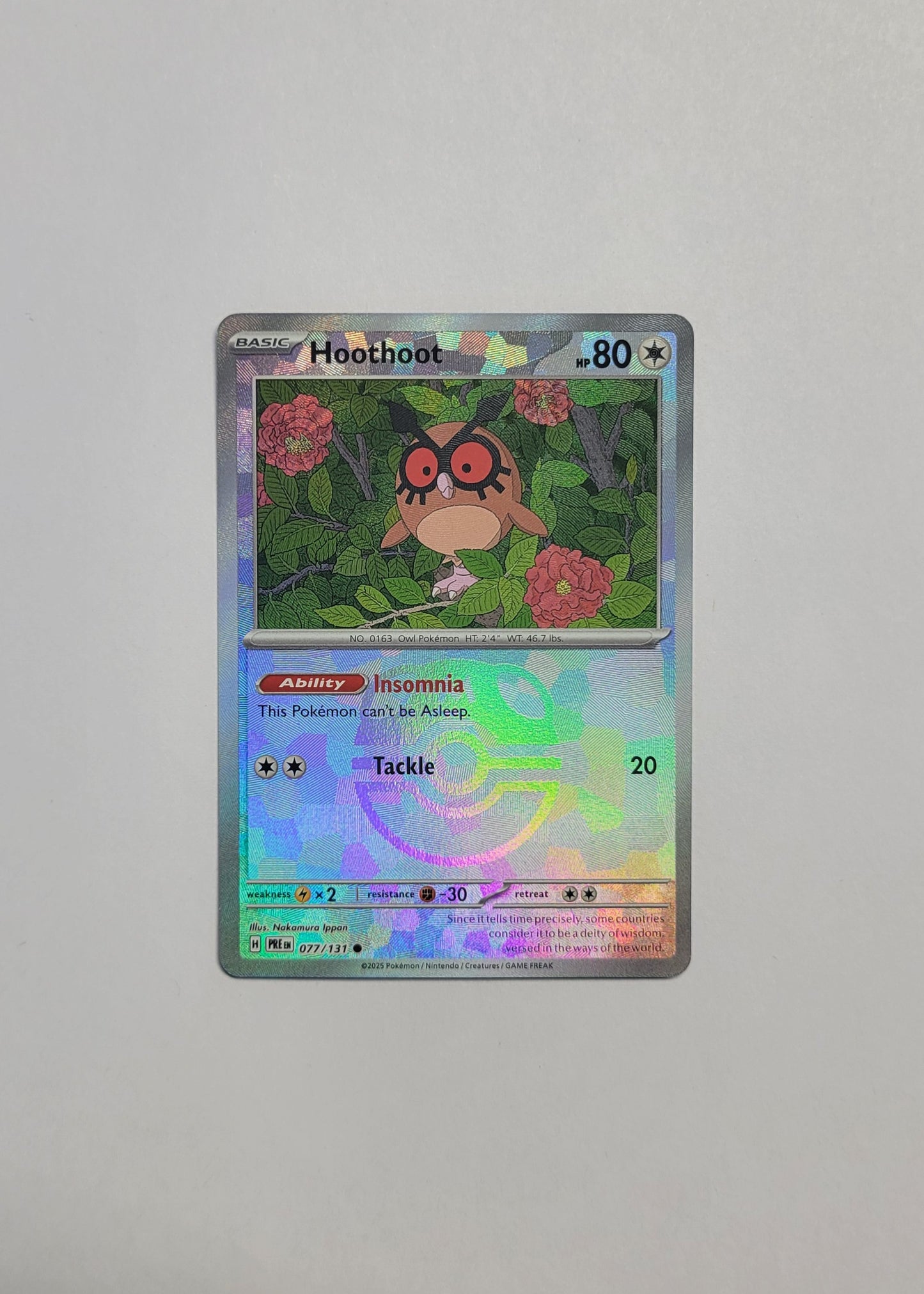 Hoothoot 077/131 (Master Ball) - Prismatic Evolutions
