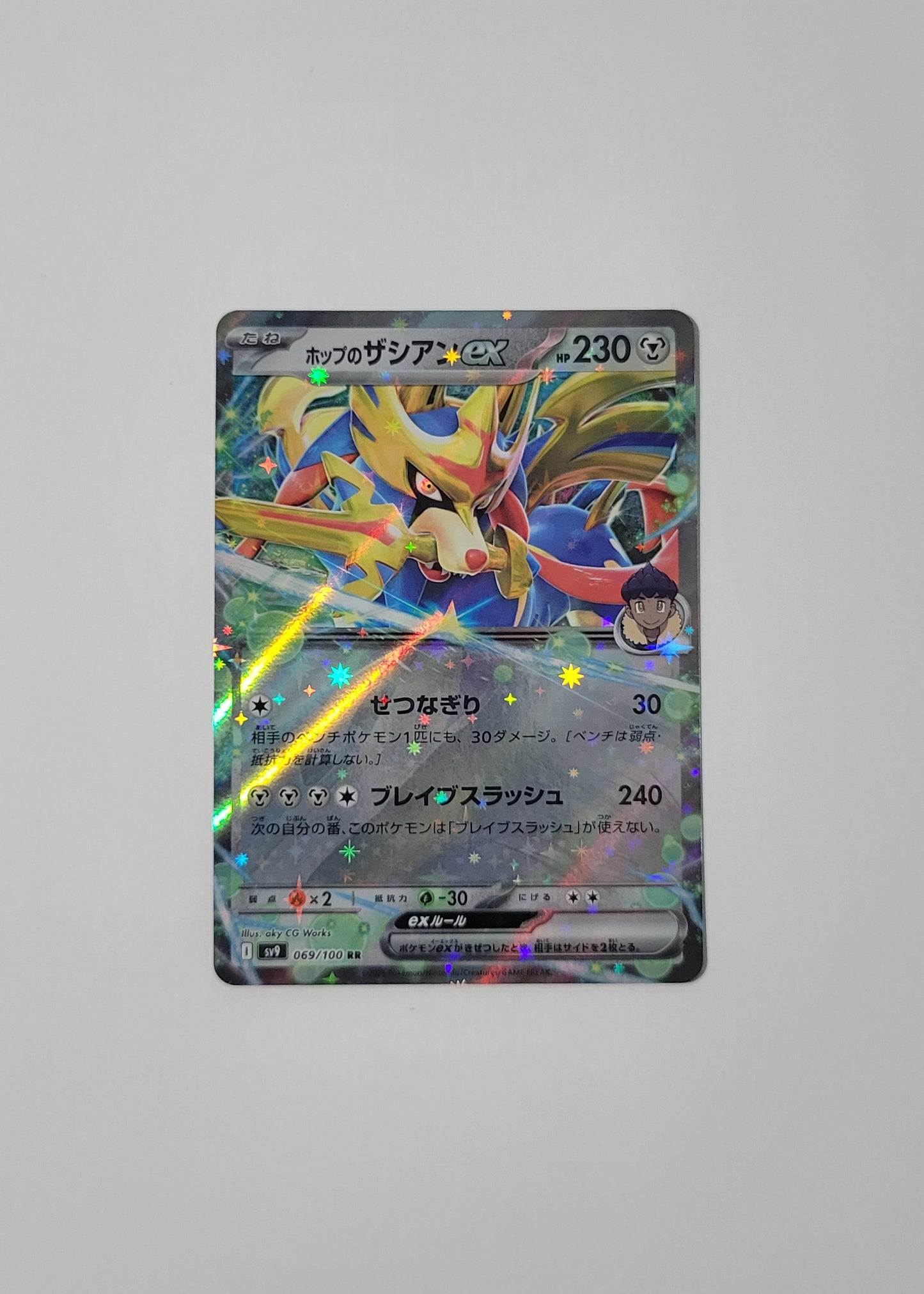 Hop's Zacian ex 069/100 - Battle Partners (Japanese)