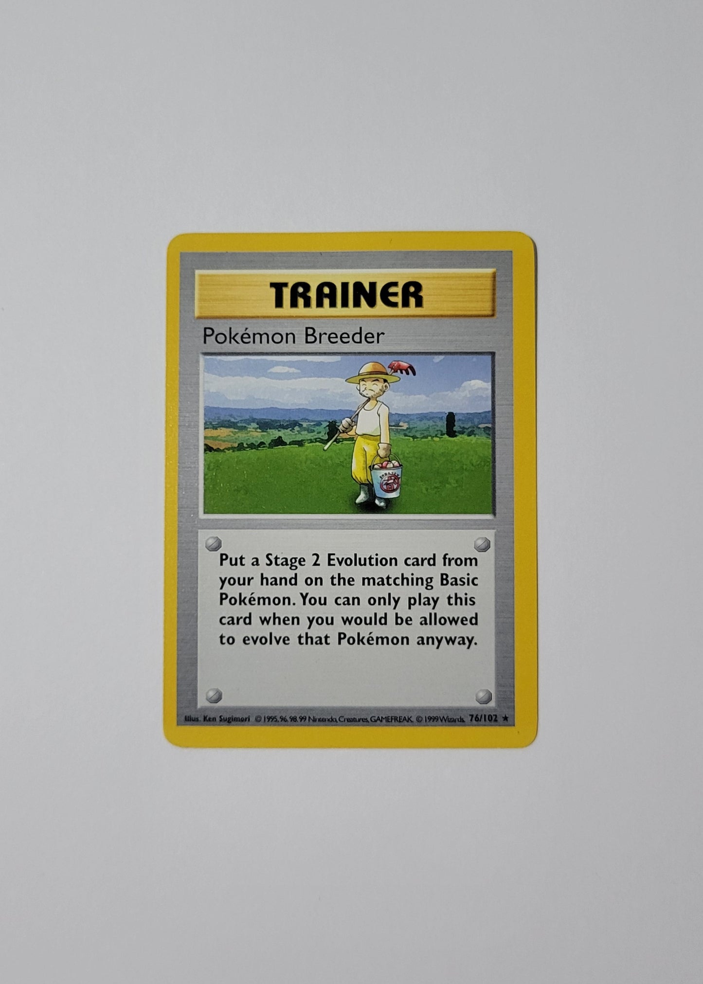 Pokémon Breeder 76/102 - Base Set