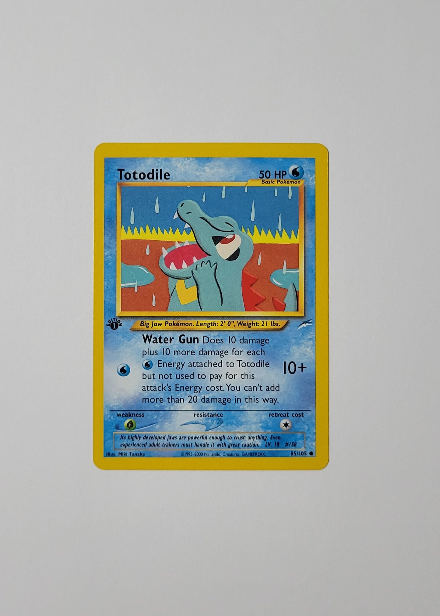 Totodile 85/105 - Neo Destiny (1st Edition)