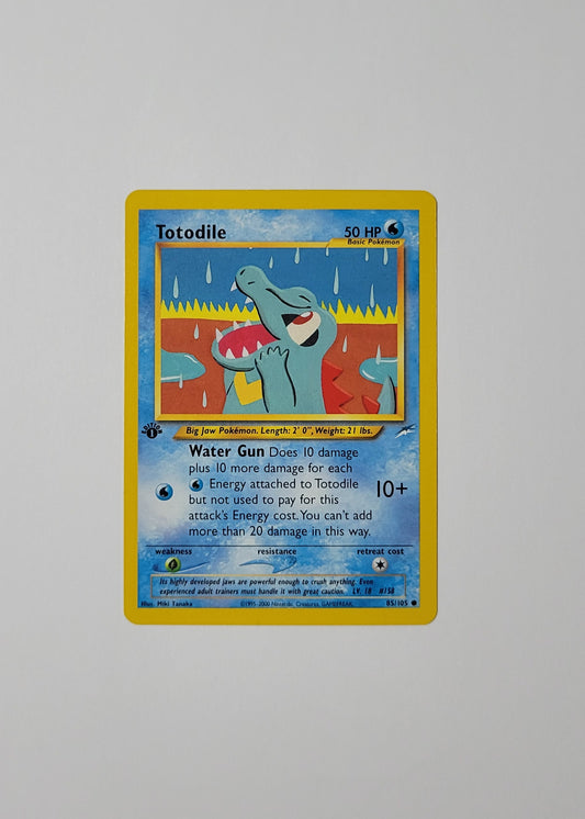 Totodile 85/105 - Neo Destiny (1st Edition)