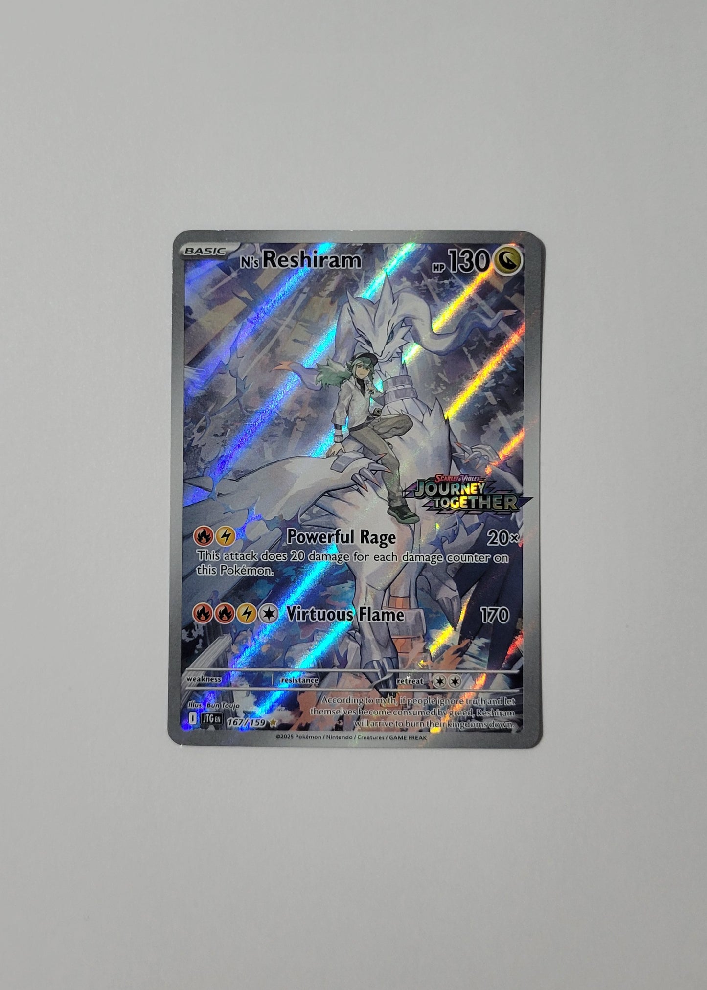 N's Reshiram 167/159 (Stamped) - Journey Together