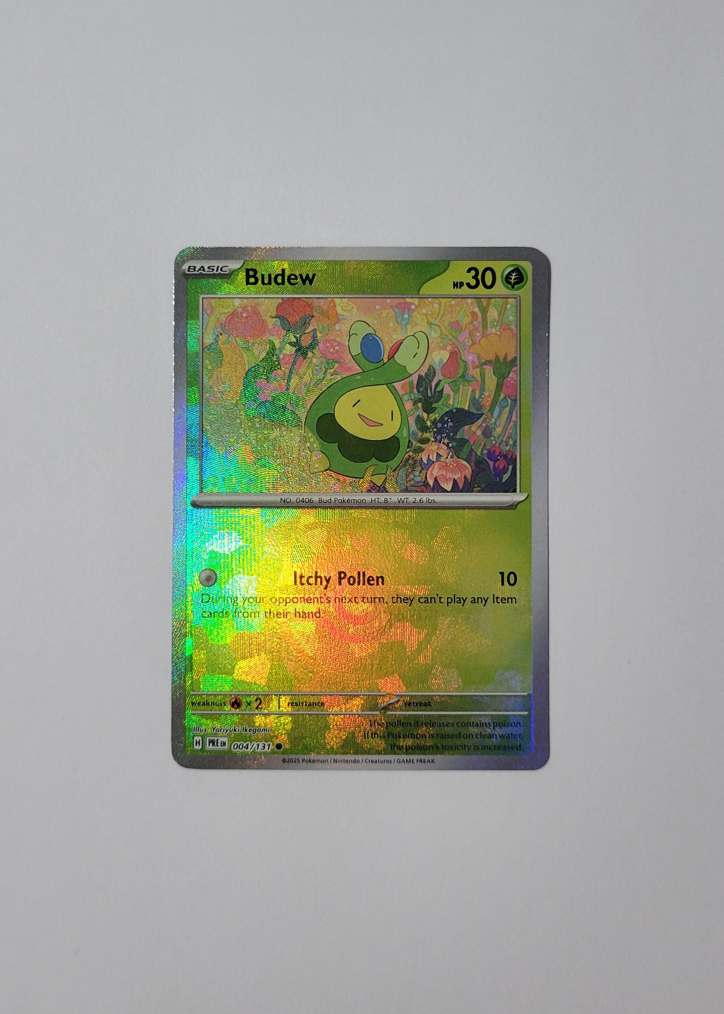 Budew 004/131 (Master Ball) - Prismatic Evolutions
