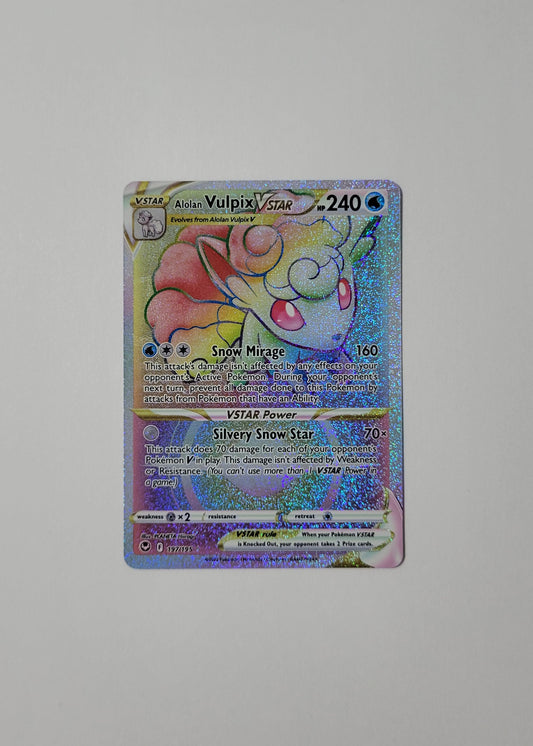Alolan Vulpix VSTAR 197/195 - Silver Tempest