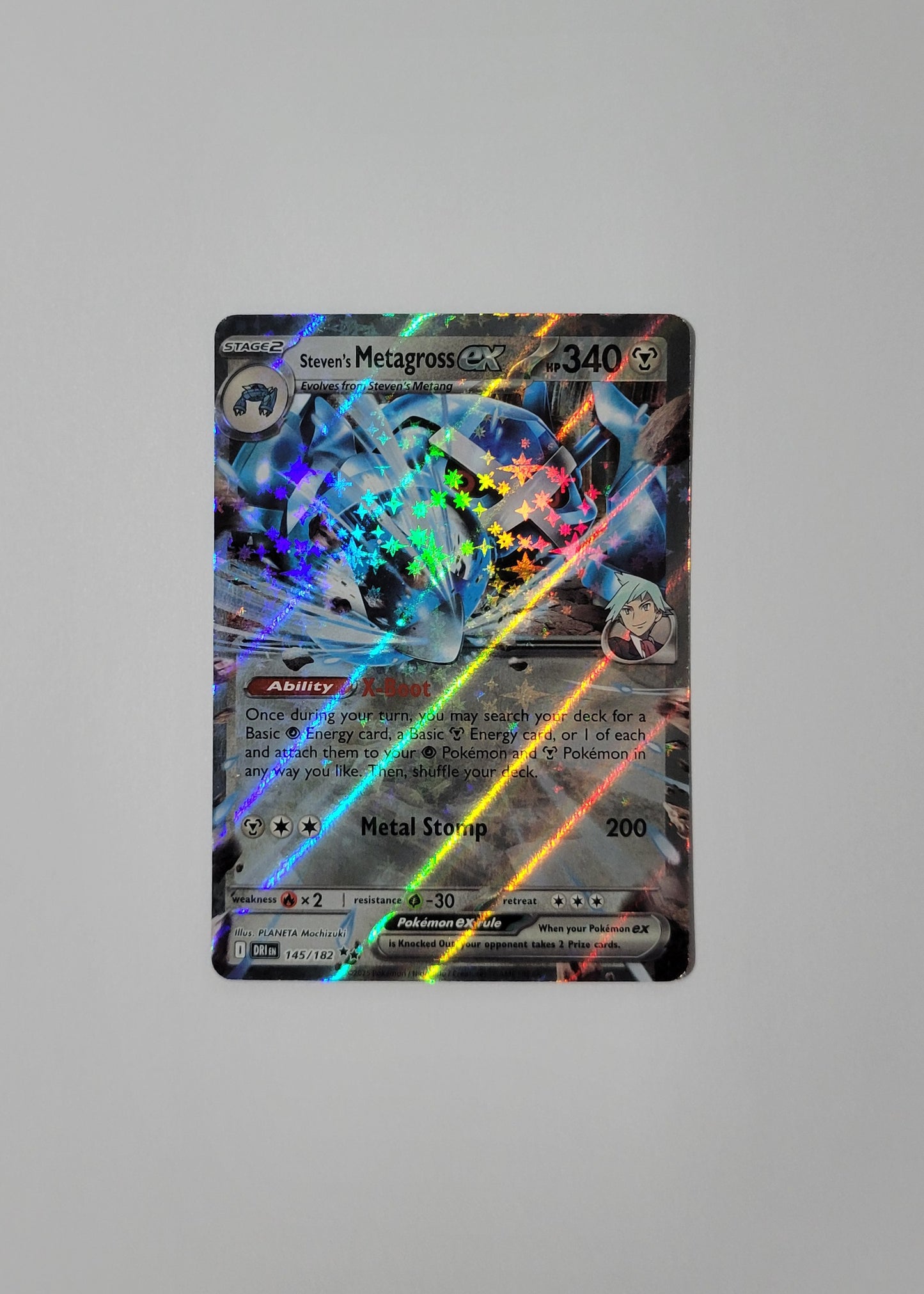 Steven's Metagross ex 145/182 - Destined Rivals