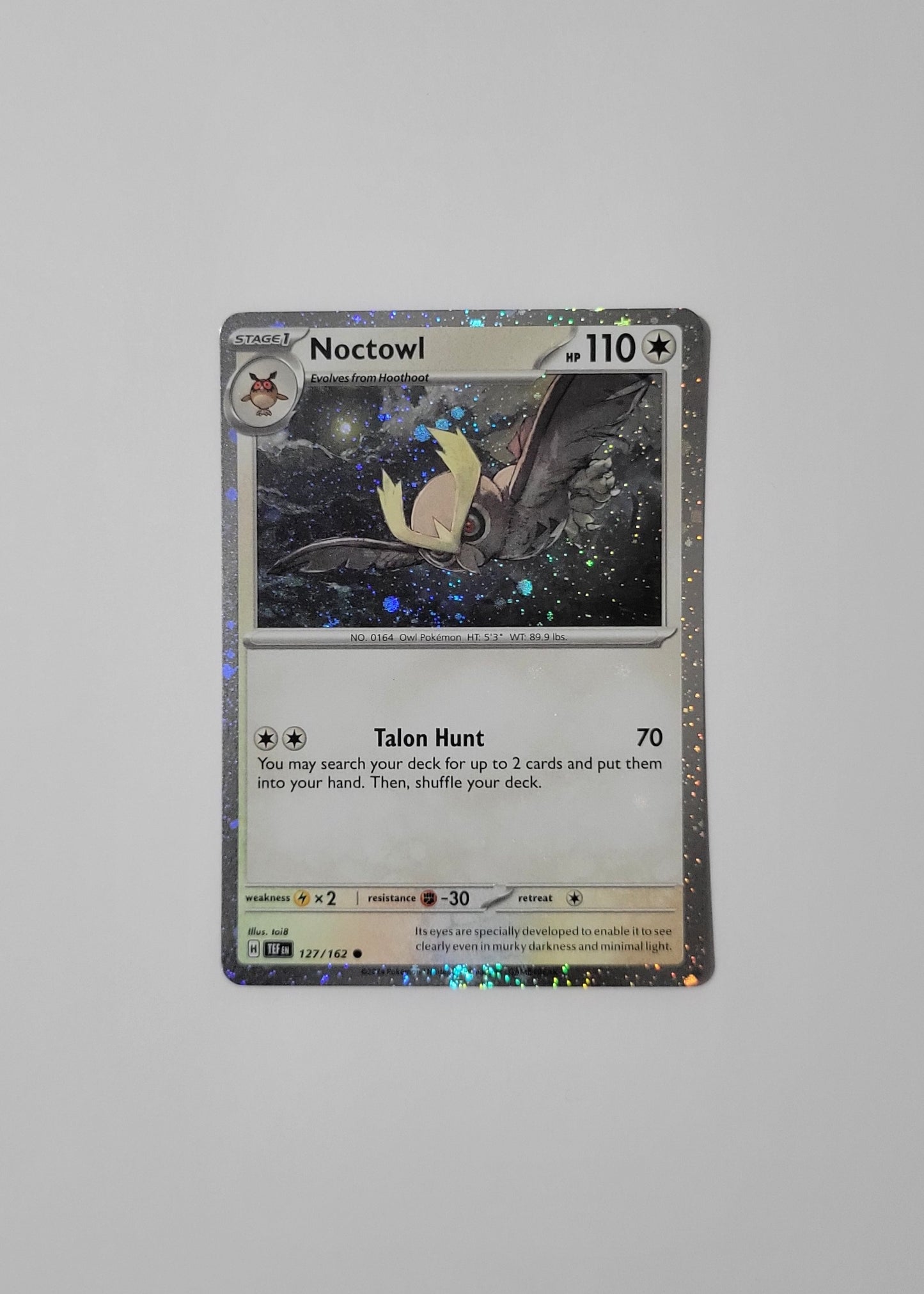 Noctowl 127/162 (Cosmos Holo)- Temporal Forces