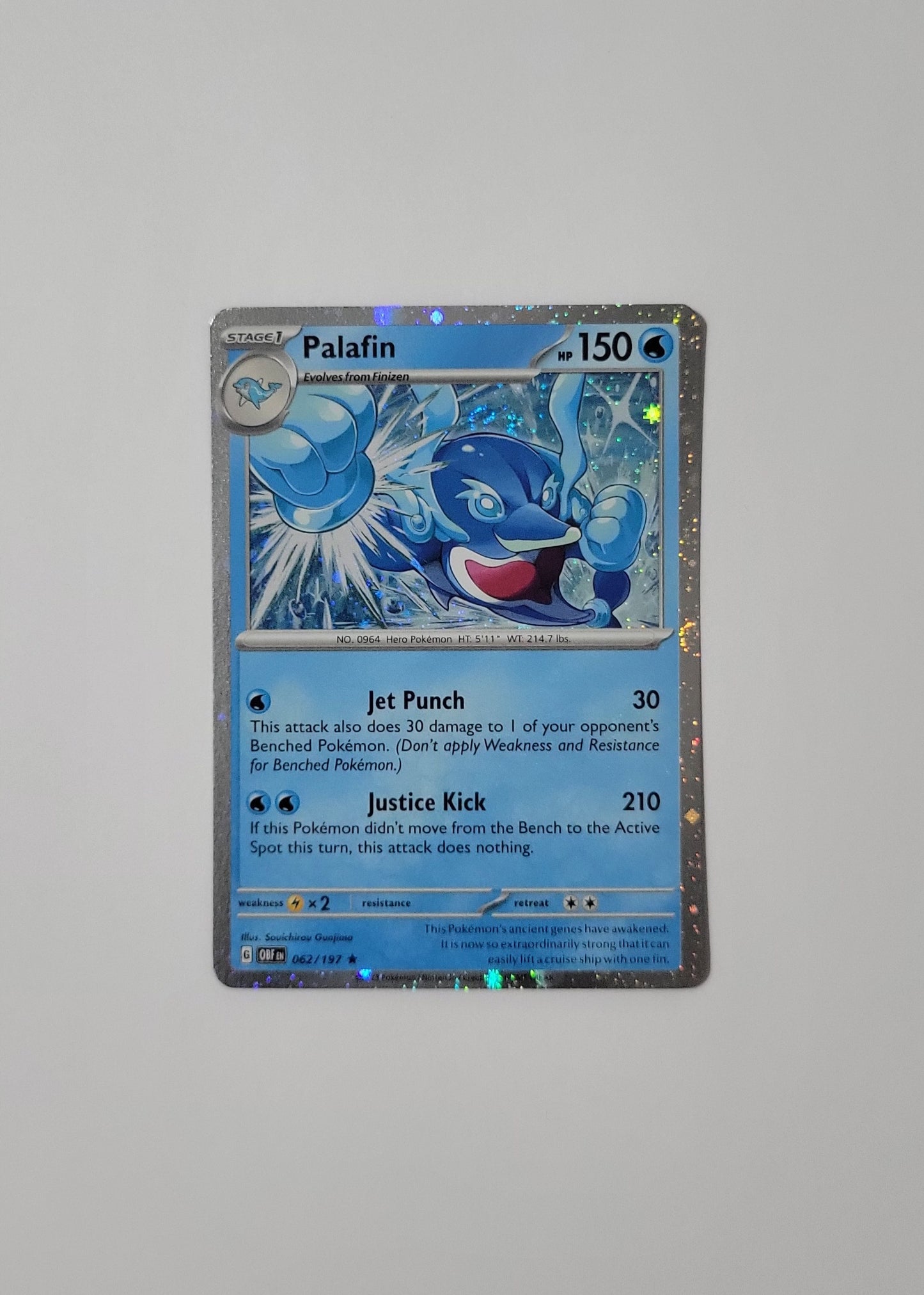 Palafin 062/197 (Cosmos Holo)- Obsidian Flames