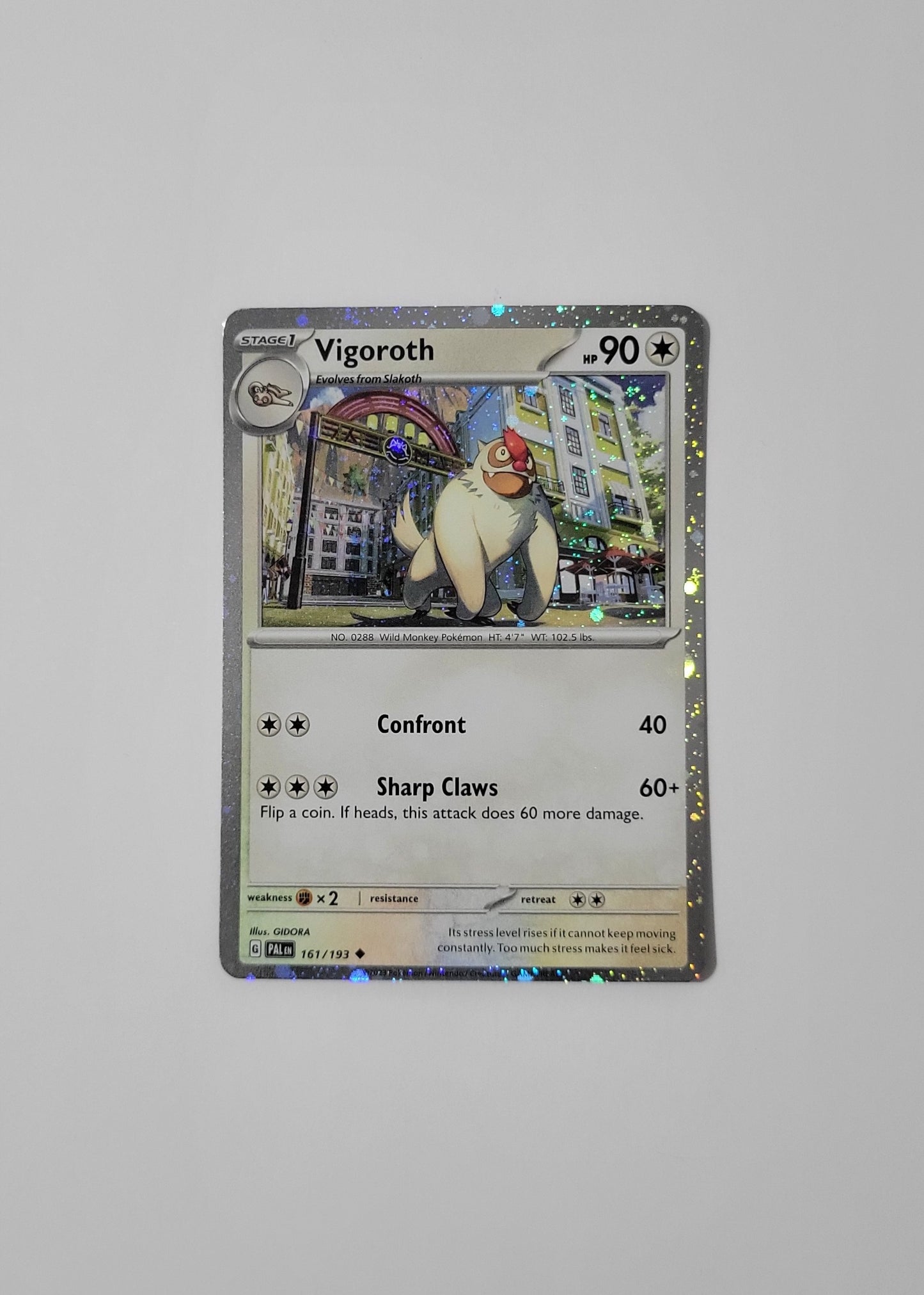 Vigoroth 161/193 (Cosmos Holo) - Paldea Evolved