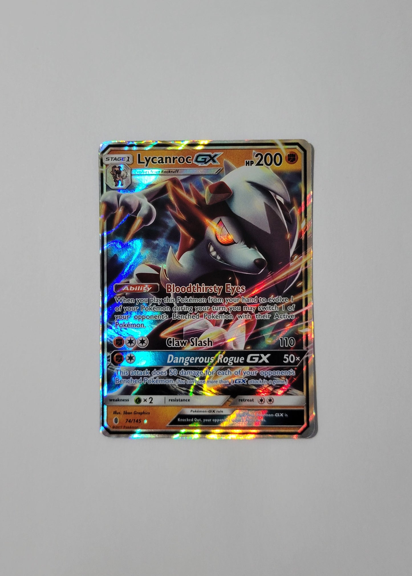 Lycanroc GX 74/145 - Guardians Rising