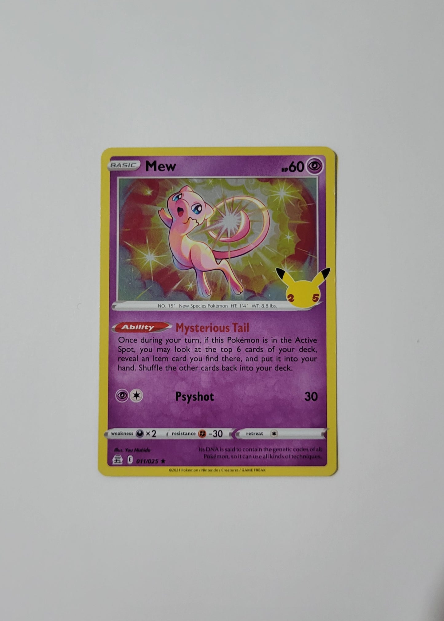 Mew 011/025 - Celebrations