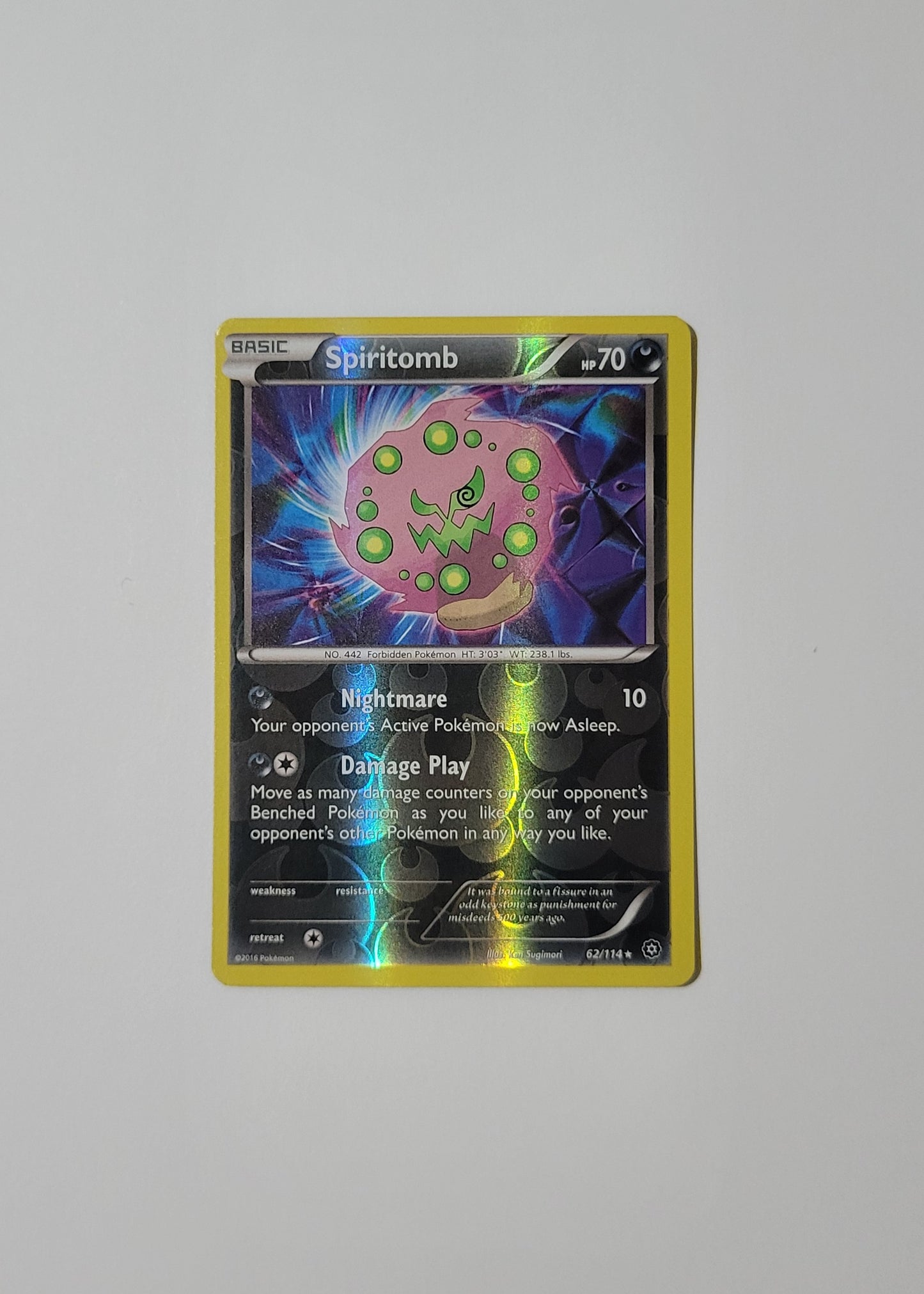 Spiritomb 62/114 (Reverse Holo) - Steam Siege