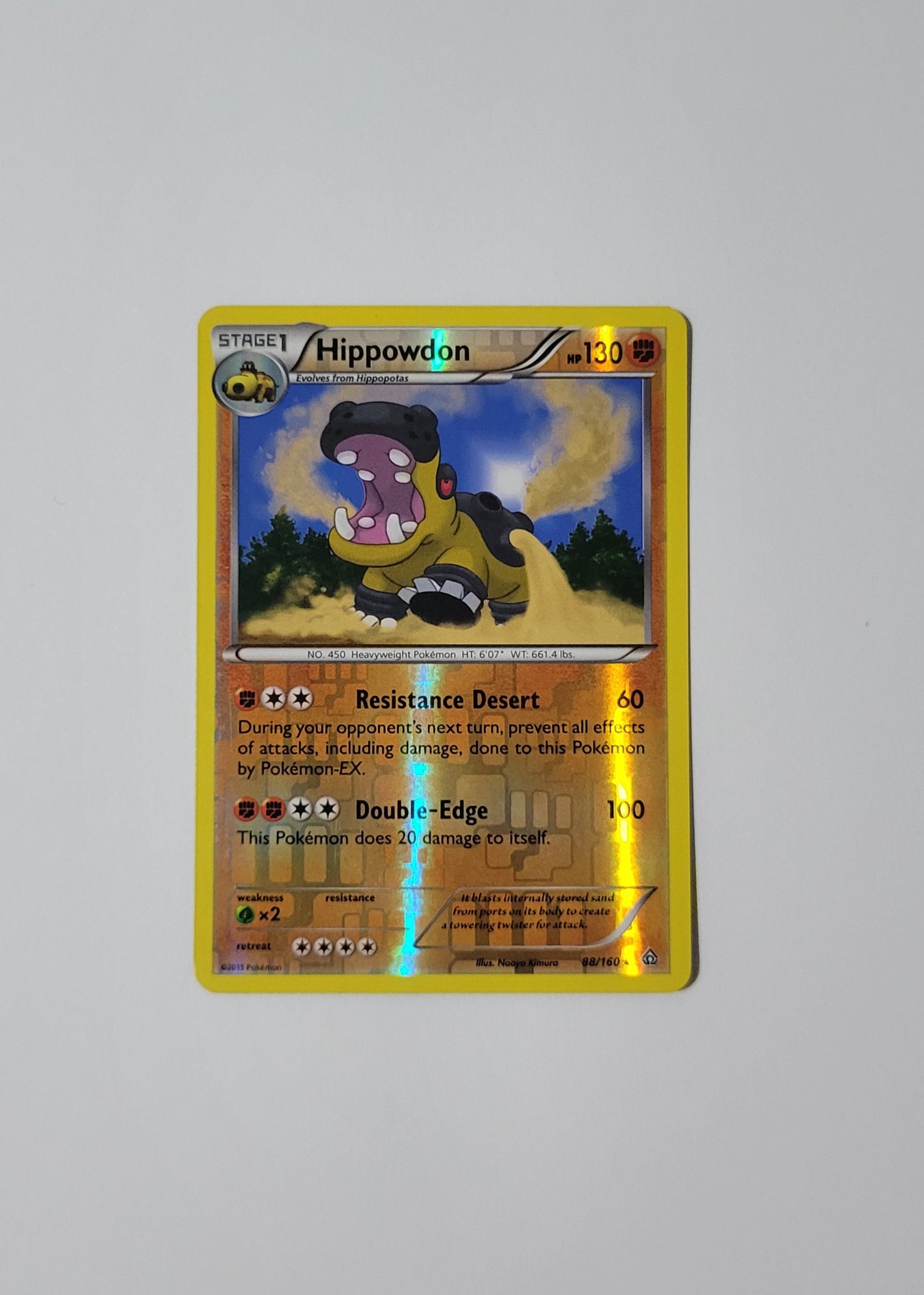 Hippowdon 88/160 (Reverse Holo) - Primal Clash