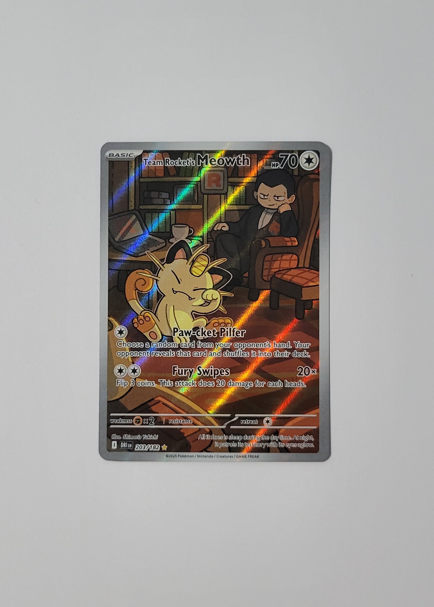 Team Rocket's Meowth 203/182 - Destined Rivals