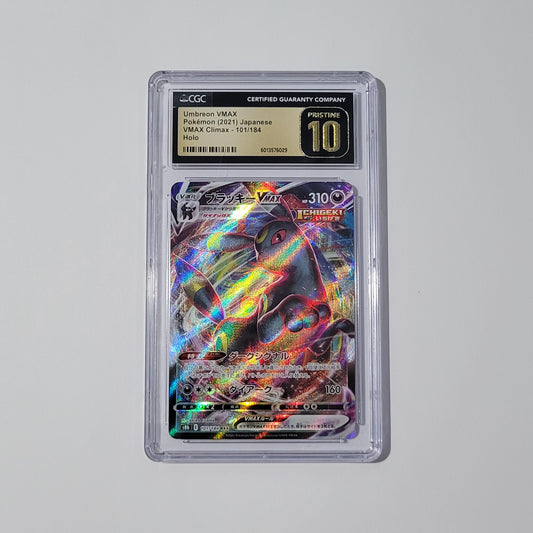 Umbreon VMAX 101/184 - VMAX Climax (Japanese) - CGC Pristine 10