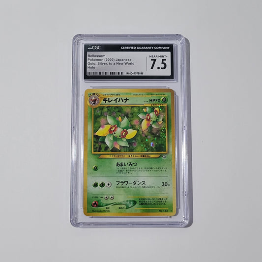 Bellossom No. 182 - Gold, Silver, To A New World (Japanese) - CGC 7.5