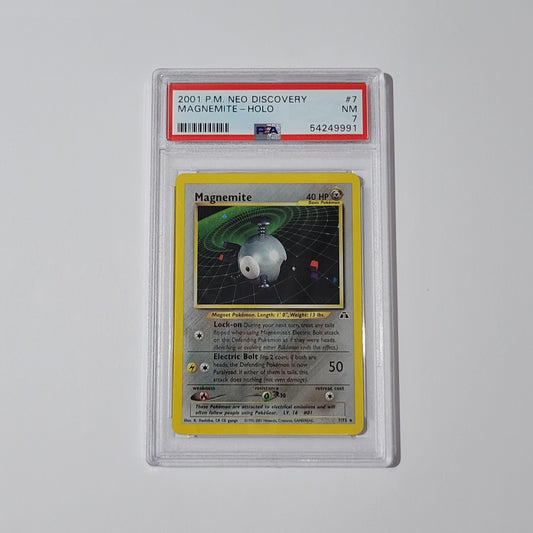 Magnemite 7/75 - Neo Discovery - PSA 7