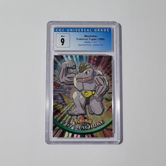 #67 Machoke (Foil) - Topps TV Animation Edition - CGC 9