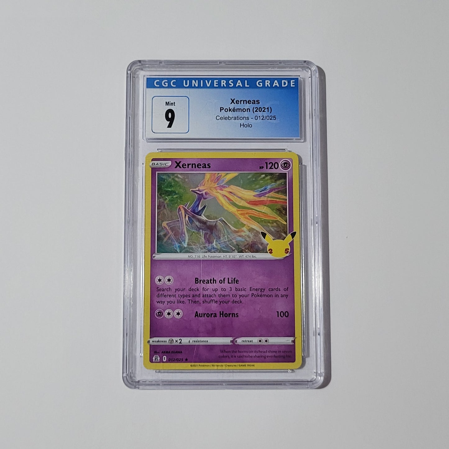 Xerneas 012/025 - Celebrations - CGC 9