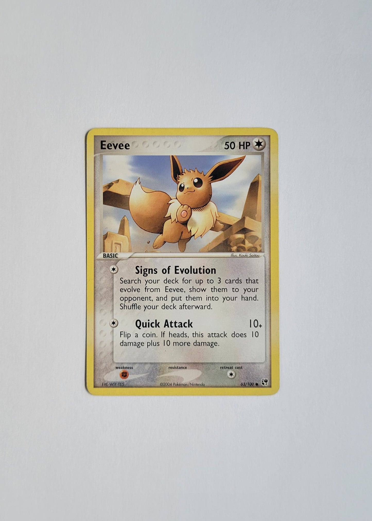 Eevee 63/100 - EX Sandstorm