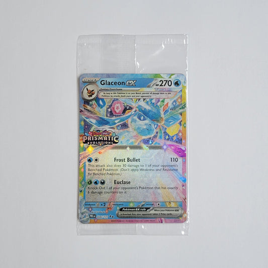 Glaceon ex 026/131 (Sealed, Stamped) - Prismatic Evolutions