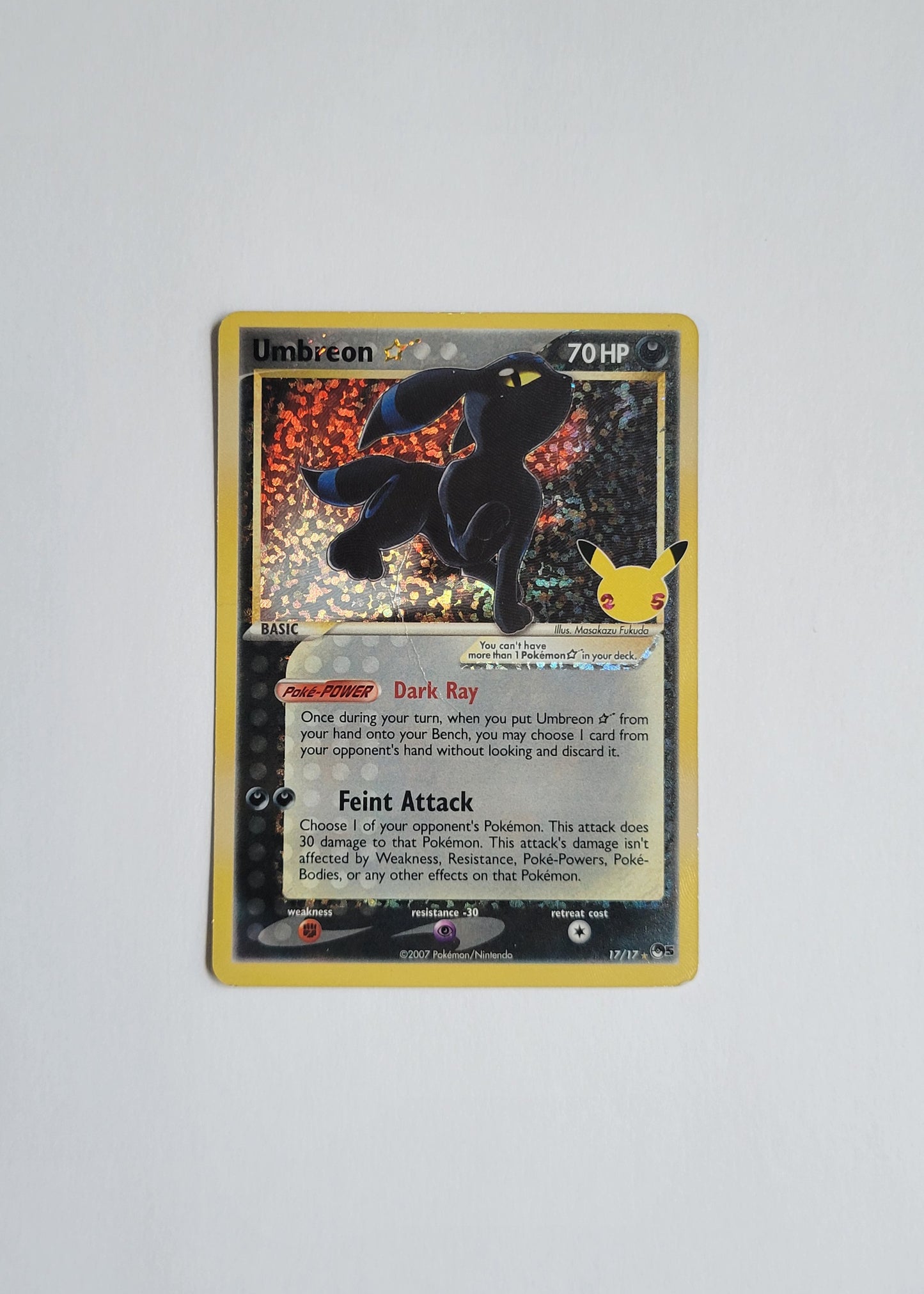 Umbreon Gold Star 17/17 - Celebrations