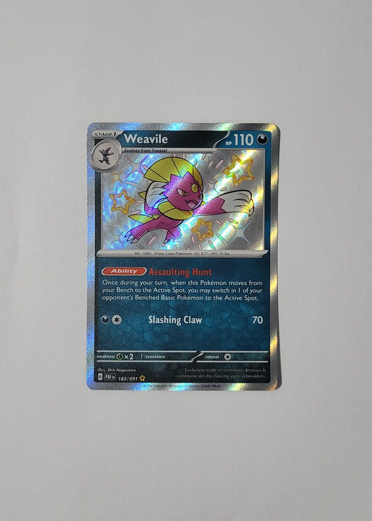 Weavile 183/091 - Paldean Fates