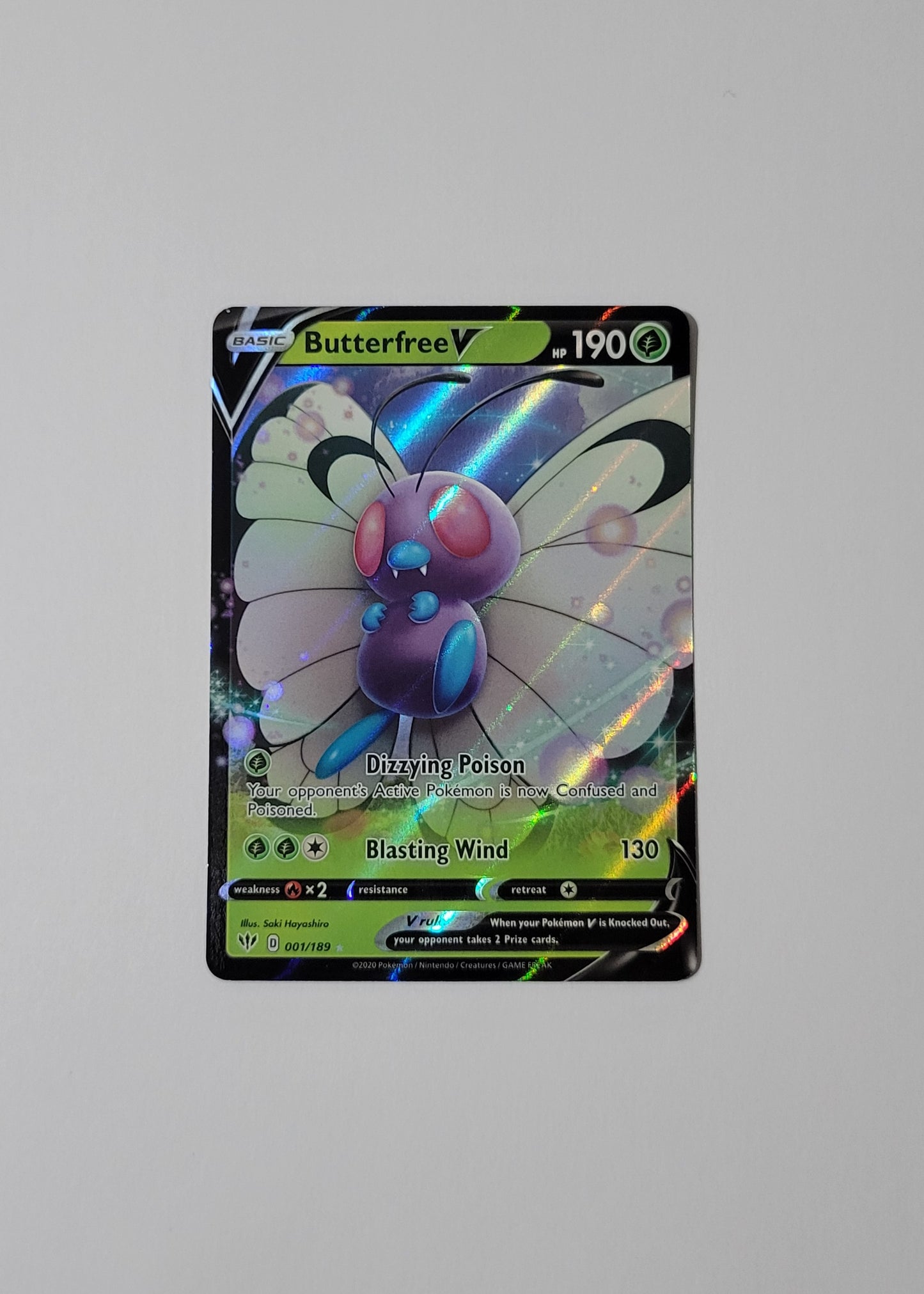 Butterfree V 001/189 - Darkness Ablaze